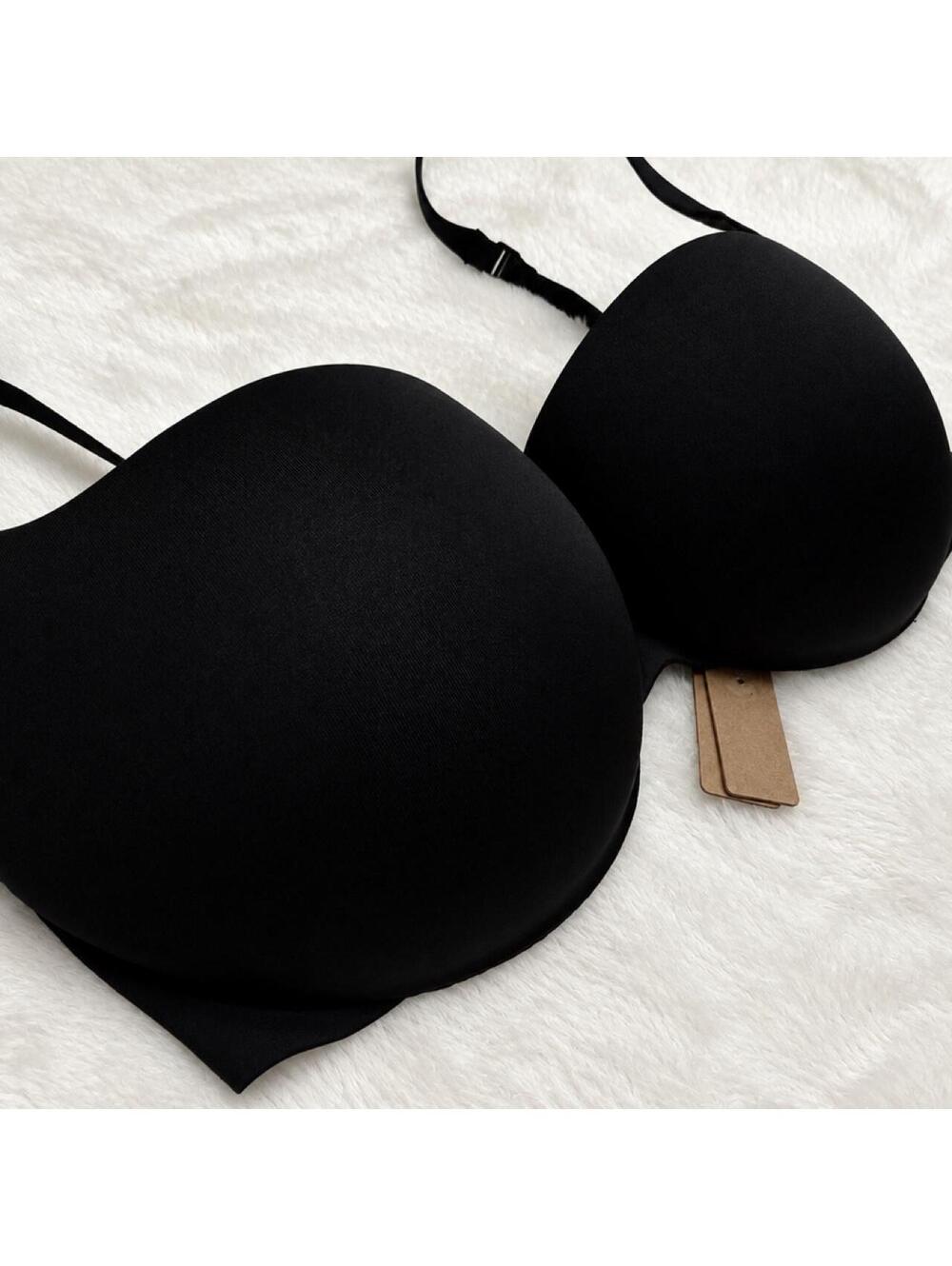Skims Black Onyx Ultimate Push Up Balconette Bra #lingerie #pushup